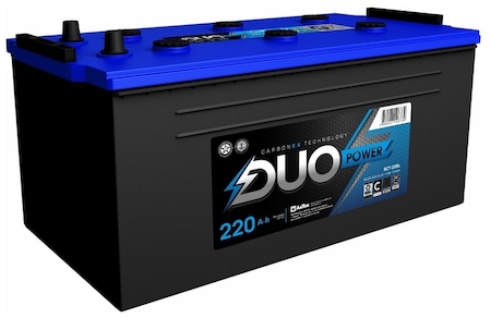 Аккумулятор для грузовой техники Duo 220Ah 1550A (о.п.)